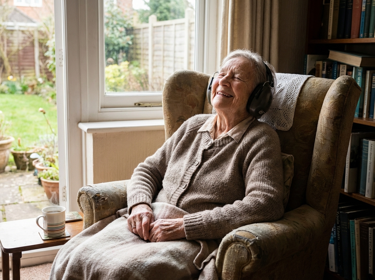 Hands holding a printed crossword